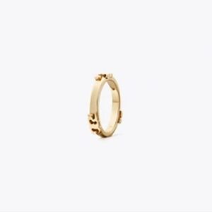Tory Burch Serif-T Stackable Metal Ring
